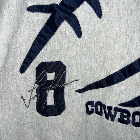 Vintage | Dallas Cowboys | Troy Aikman | Sweatshirt | Large - Picture 3 of 5
